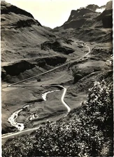 Julierstrasse, Between Bivio And Mountain Pass, Surses, Switzerland Postcard
