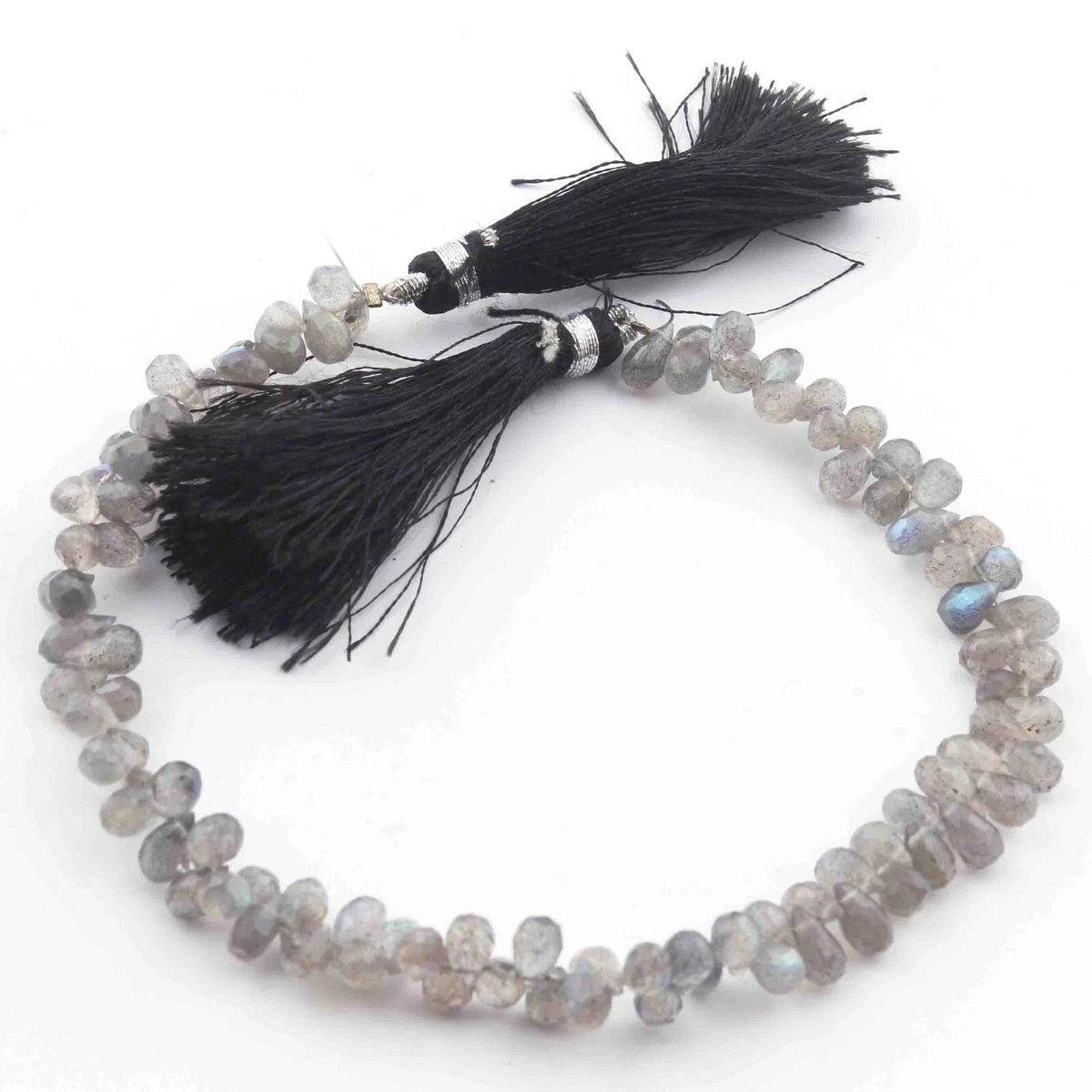 1 Strand Labradorite Faceted Tear Drop Beads Briolettes - Labradorite