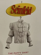 NIB 2022 Hallmark Christmas Ornament SEINFELD The Puffy Shirt TV Show