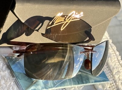 Maui Jim Lighthouse MJ 423 26 Rimless Sunglasses + HCL Bronze