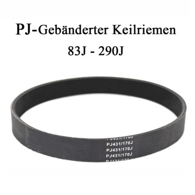 PJ-Keilrippenriemen J-Typ Gummi-Antriebsriemen 2.34mm Teilung Länge PJ-Keilrippenriemen J-Typ Gummi-Antriebsriemen 2.34mm Teilung Länge