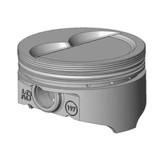 8-KB197 KB Performance Pistons, Hypereutectic, Dish, Standard Bore SB Chevy