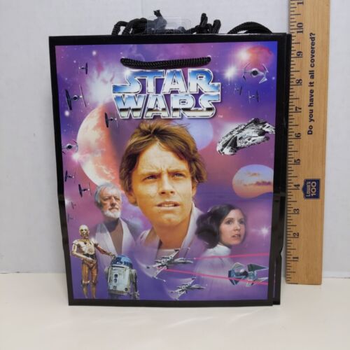 Vintage Star Wars Gift Bag Birthday Party Ambassador 1998 Darth Vader Set of 7 - Picture 1 of 5