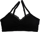 Coobie Seamless V-Neck With Lace Bra 9042-BLACK-FULL SIZE