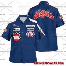 Brewster Baker Nascar Racing 1982 Uniform Apparel Clothes Hawaiian Shirts