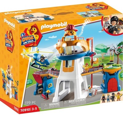 Playmobil 70910 Duck on Call Das Hauptquartier Große Einsatz-Zentrale Spielzeug