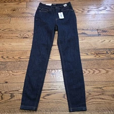 Judy Blue High Rise Skinny Jeans Size 5/27 Stretch Tapered Dark Wash