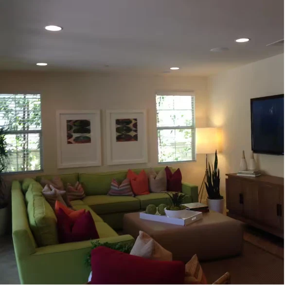 Feit Electric Integrated LED White Retrofit Recessed Light Trim Downlight 6-Pack - Image 3 of 4