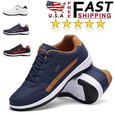 Men's Casual Tennis Shoes Outdoor Breathable Sports Running Walking Sneakers Gym