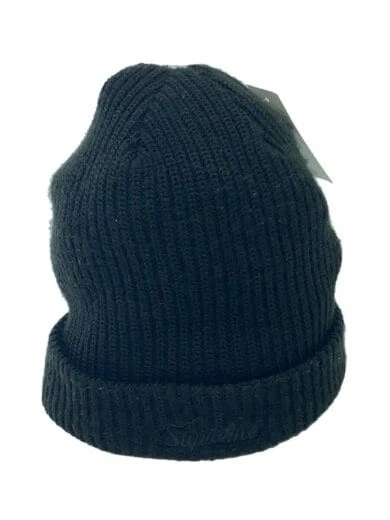 Supreme Loose Gauge Beanie Knit Cap Free Acrylique Noir Homme AEC00