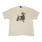Vintage Blunt Skateboards T-Shirt Size XL 90s Modboy Scooter Mod Flavas Graphic