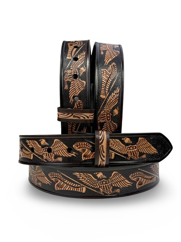 Western Genuine Leather Belt Full Grain Handmade Men's Heavy Duty Without Buckle - 第 4/7 張圖片