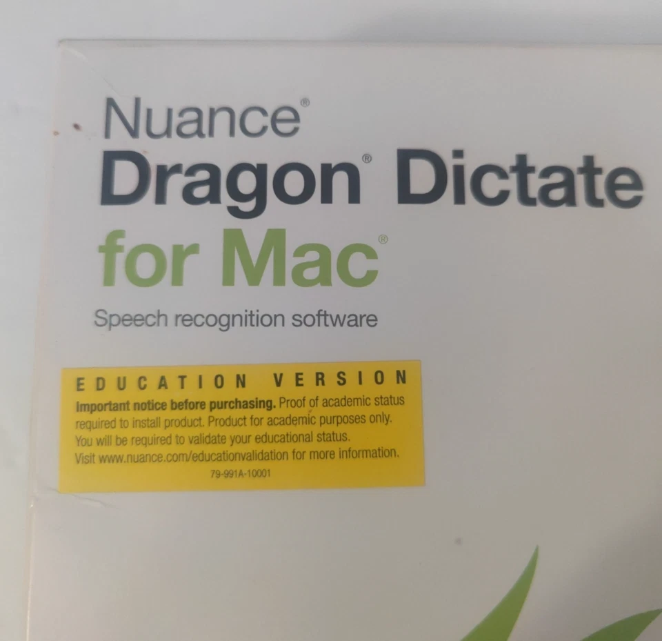 Nuance Dragon Dictate Version 4 for Mac Speech Recognition Program 2014 DVD - Image 2 of 4