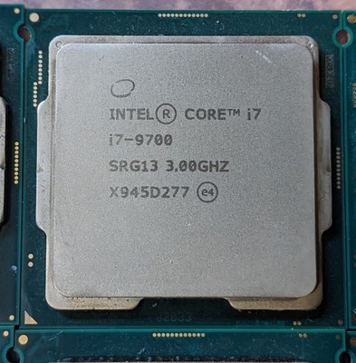 Intel Core i7-9700 3.00GHz 8-Core CPU Processor SRG13 LGA1151 - Tested Working!