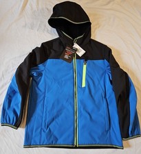 NWT Gerry Boys Falcon Softshell Blue Jacket Coat Full Zip Ocean Water Resustant