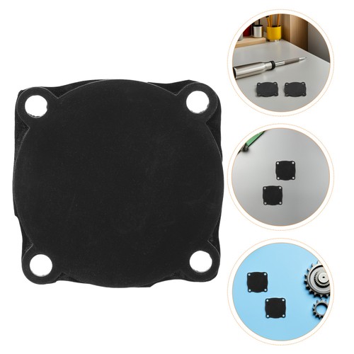 10 STÜCKE Luftkompressor Druckschalter Membran Pad Schwarze Gummidichtung - Bild 12 von 12