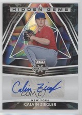 2022 Panini Elite Extra Edition Hidden Gems Black Calvin Ziegler #HG-CZ Auto 8d2