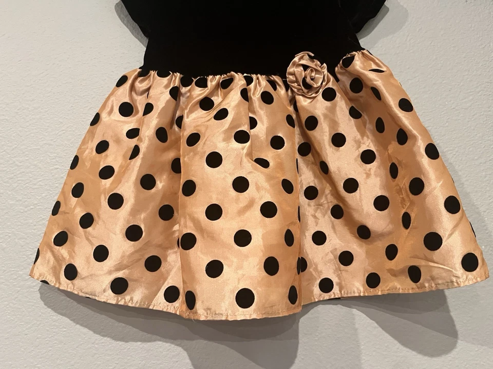 George Brand Baby Girl’s Dress Size Short Sleeve 6-9M Polka Dot Classic - Image 3 of 4