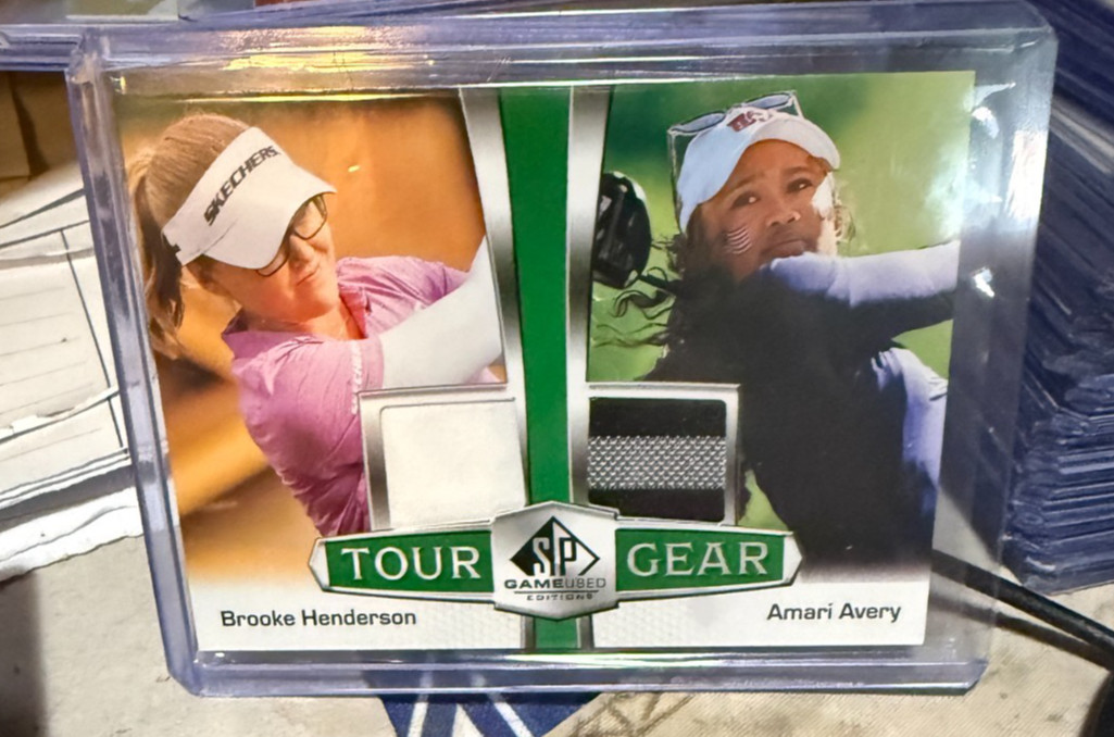 2024 UPPER DECK----BROOKE HENDERSON-AMARI AVERY----TOUR GEAR----DUEL PATCH