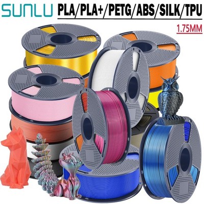 (BUY 3 GET 1 FREE,Add 4) SUNLU 1.75MM 3D Filament 1KG PLA/PLA+2.0/ABS/PETG/ASA