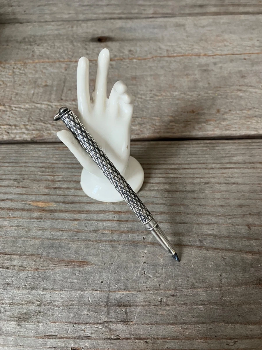 Antique Sterling Silver Pencil In Collectible Mechanical Pencils