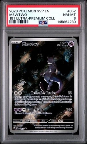 PSA 8 - Mewtwo - Promo - 151 UPC - SVP052