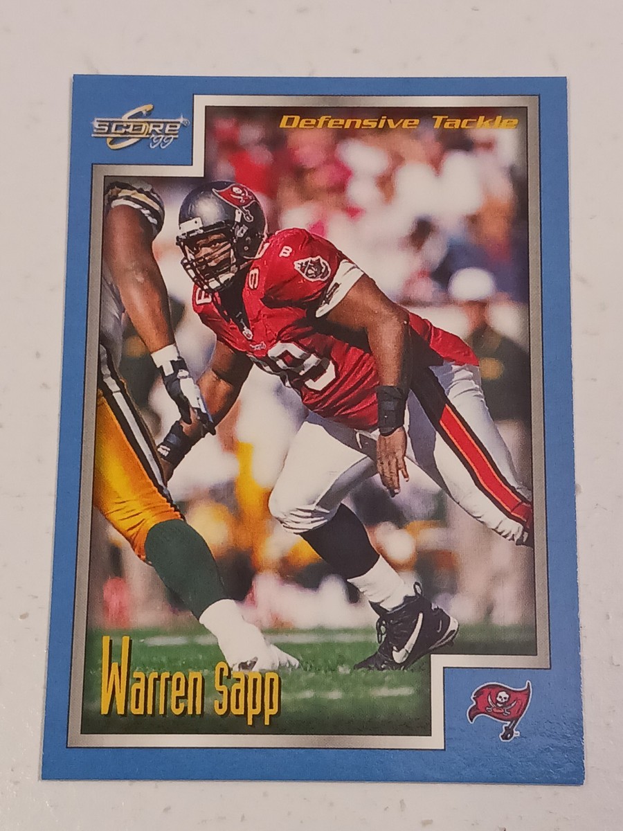 Warren Sapp Tampa Bay Buccaneers 1999 Score Card #21 | eBay