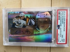 2014-15 Fleer Showcase Sam Reinhart Rookie/49 Flair Showcase Auto Patch PSA 8 