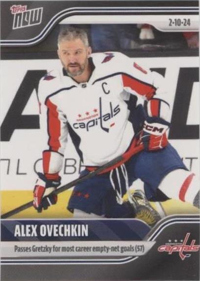 2023-24 Topps Now NHL Stickers - Alex Ovechkin #116 - 1 of 1