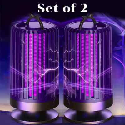 Electric Mosquito Portable Trap Lamp UV Purple Light Camping Light Pest Repeller
