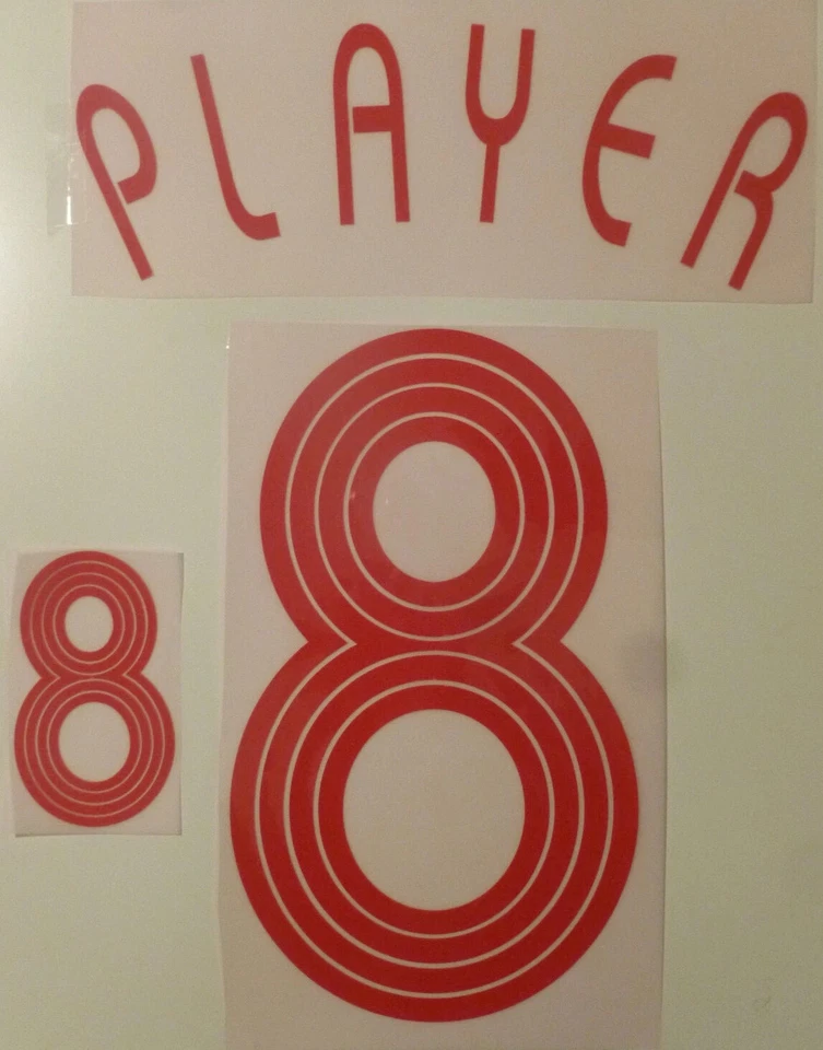 53GRADSPORT Flock Nummer number número Trikot jersey shirt Spanien Spain España 2006 away