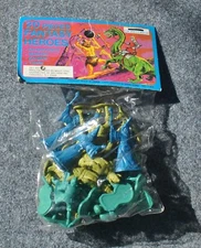 Rare bag of DFC Fantasy Heroes Dragonriders figures with yellow ogre.