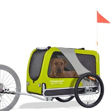 DOGGYHUT® Premium XL Hundefahrradanhänger Fahrradanhänger ohne Jogger