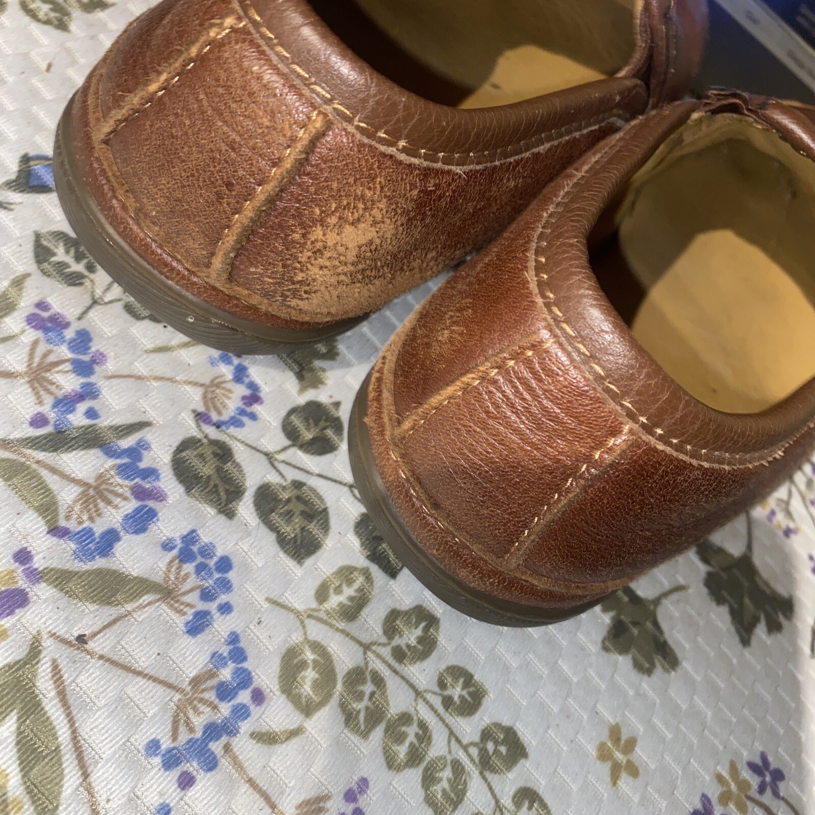 L.L. Bean Mens Elk Hide Slippers Brown Leather 71341 GUC 7M eBay