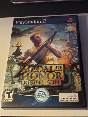 Medal Of Honor Rising Sun PS2 Playstation 2 Complete With Manual and Box 