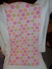 Baby receiving Blanket flower circle dots green pink orange CIRCO Target 2015