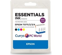CURRYS Essentials Ink for Printers using Epson T0711/2/3/4 Multipack