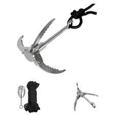 MFH Wurfanker Metall klappbar Bootshaken Haken Enterhaken Kletterhaken Outdoor