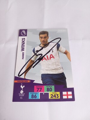 Trading Card signiert Harry Winks Tottenham Hotspurs NEU 