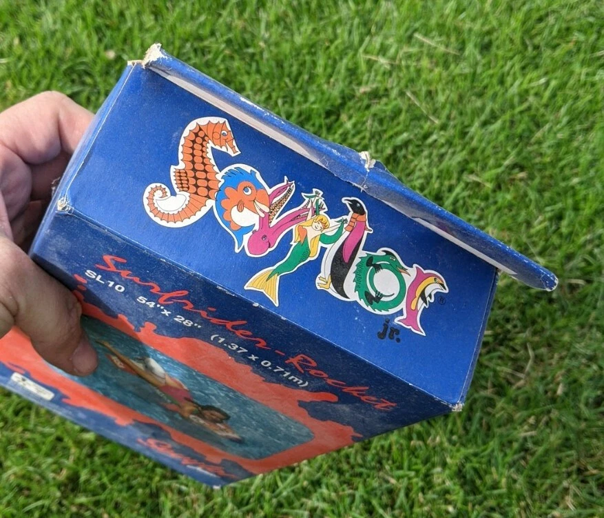 ¡Raro! Cohete inflable vintage Sevylor Jr Surfrider NASA paseo en flotador  Foto 3 de 4