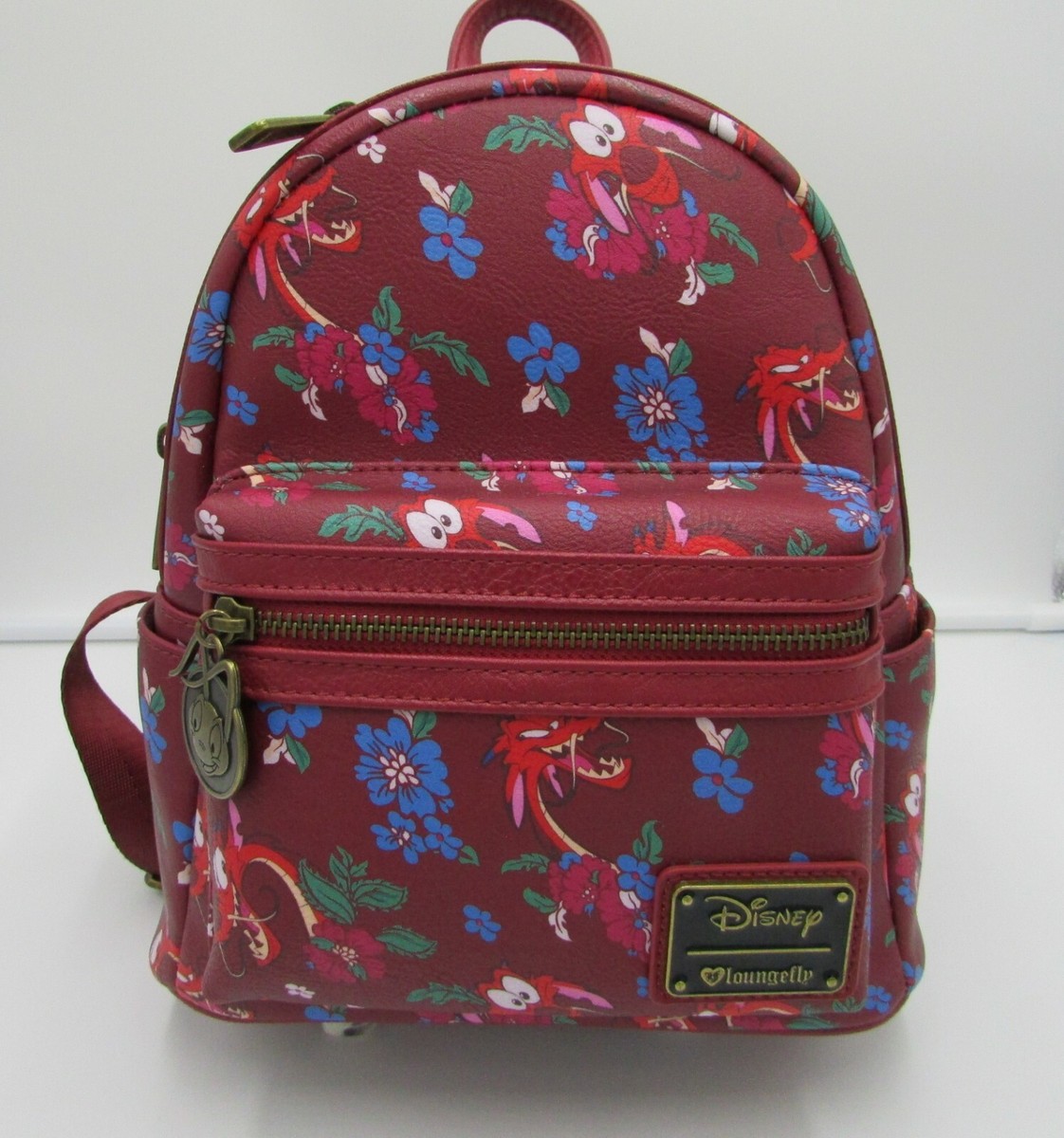Disney Loungefly Mulan Mushu Mini Backpack Heart Logo NWT | eBay Disney Loungefly Mulan Mushu Mini Backpack Heart Logo NWT | eBay