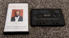 THE ESSENTIAL PAVAROTTI NESSUN DORMA VOLARE CARUSO CASSETTE UNTESTED