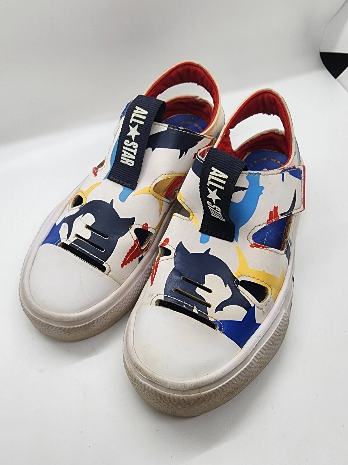 Sandalo slip on ragazzo Converse Chuck Taylor All Star squalo bianco 668148C