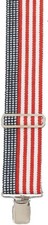 Western Express Heavy Duty USA Stars and Bars Adjustable Suspenders