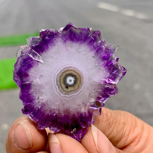 19G Natural high-quality Amethyst agate quartz cluster slice crystal mineral - Picture 19 of 24