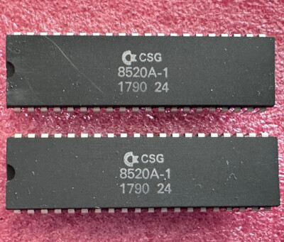 8520A-1 MOS/CSG ODD EVEN (x2) from an AMIGA 500 rev.6A #17 90