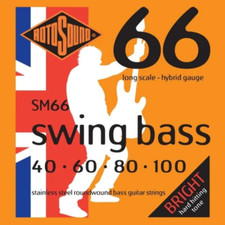 Rotosound SM66 Swing Bass Stainless Steel Roundwound - Bass Guitar Strings - 40-