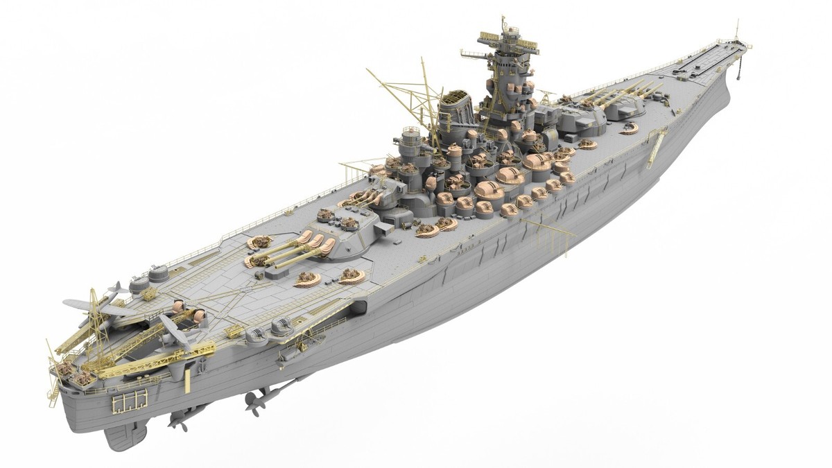 Very Fire 1/350 IJN Yamato Warship Battleship Deluxe Kit Very Fire 1/350 IJN Yamato Warship Battleship Deluxe Kit