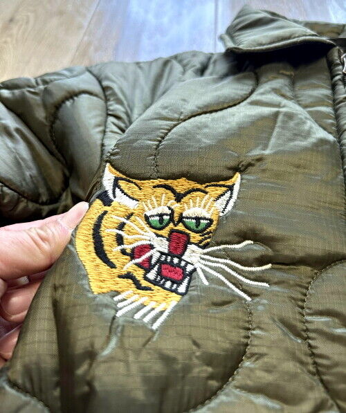Mens Military Vietnam Jacket Quilted Japanese Pattern Mens Military Vietnam Jacket Quilted Japanese Pattern