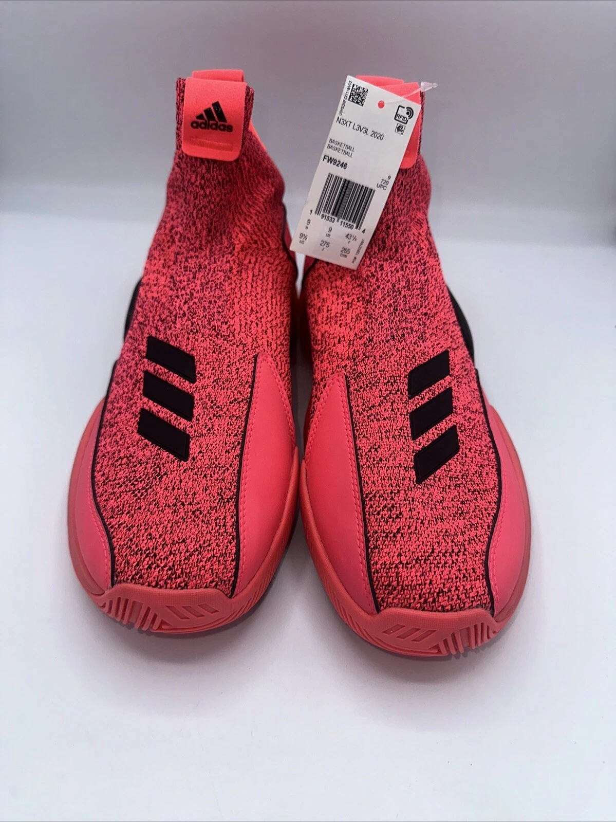 Scarpe da basket Adidas N3xt L3v3l 2020 scarpe casual rosa FW9246 da uomo taglia 9 5